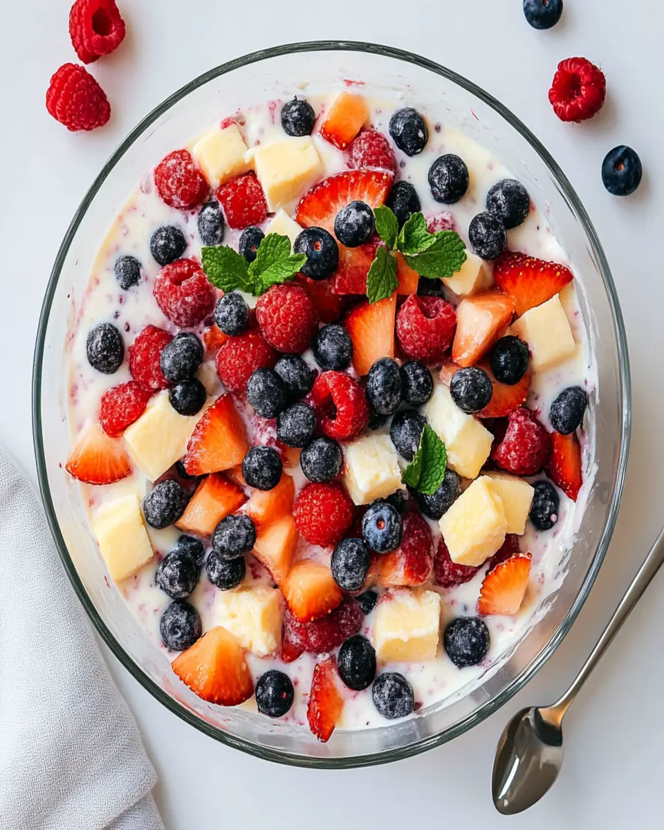 Cheesecake Fruit Salad First Image First Image