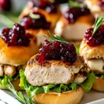 Savory Turkey Cranberry Sliders: Quick Thanksgiving Bliss First Image First Image