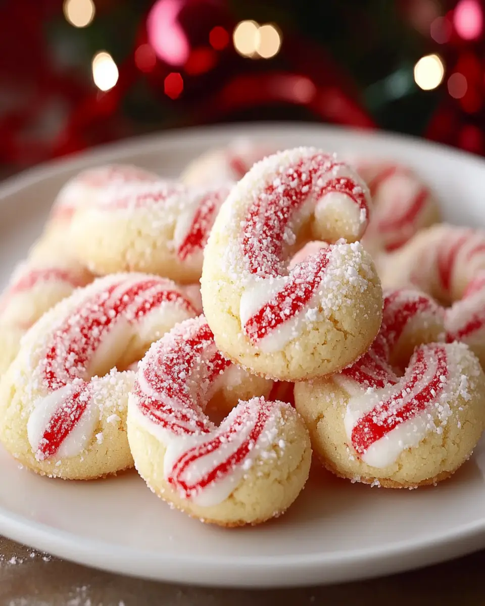 Crispy Candy Cane Cookies First Image First Image