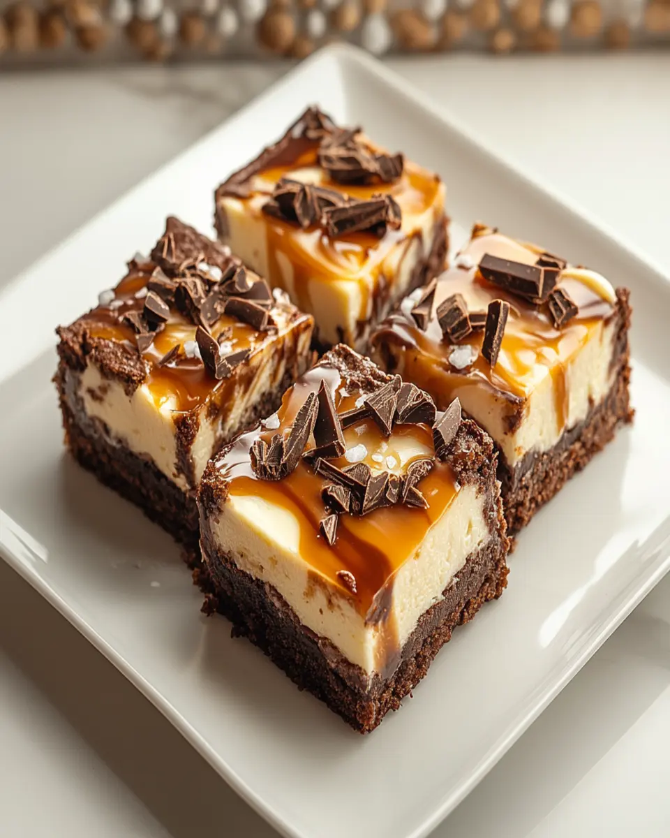 Milky Way Caramel Cheesecake Brownies First Image First Image