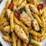 Irresistible Weeknight Creamy Tuscan Chicken Pasta Recipe First Image First Image