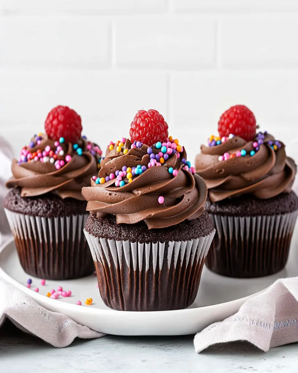 Vegan Chocolate Cupcakes First Image First Image