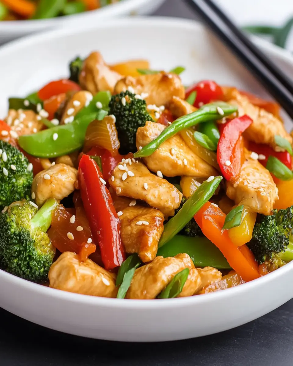 Simple Chicken Stir Fry With Vegetables First Image First Image