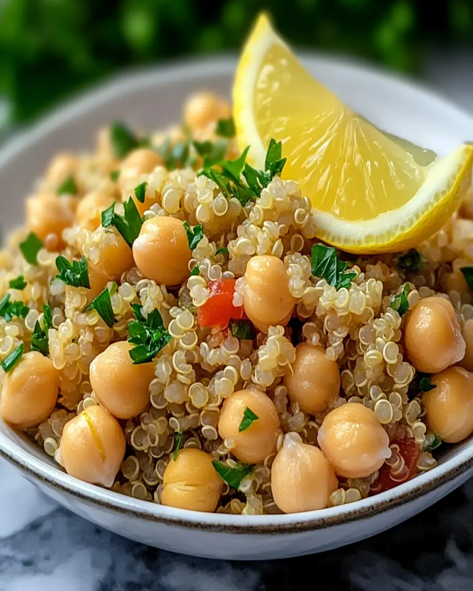 Lemon Herb Quinoa with Chickpeas First Image First Image