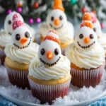 Fun Snowman Cupcakes Recipe Perfect for Winter Treats First Image First Image