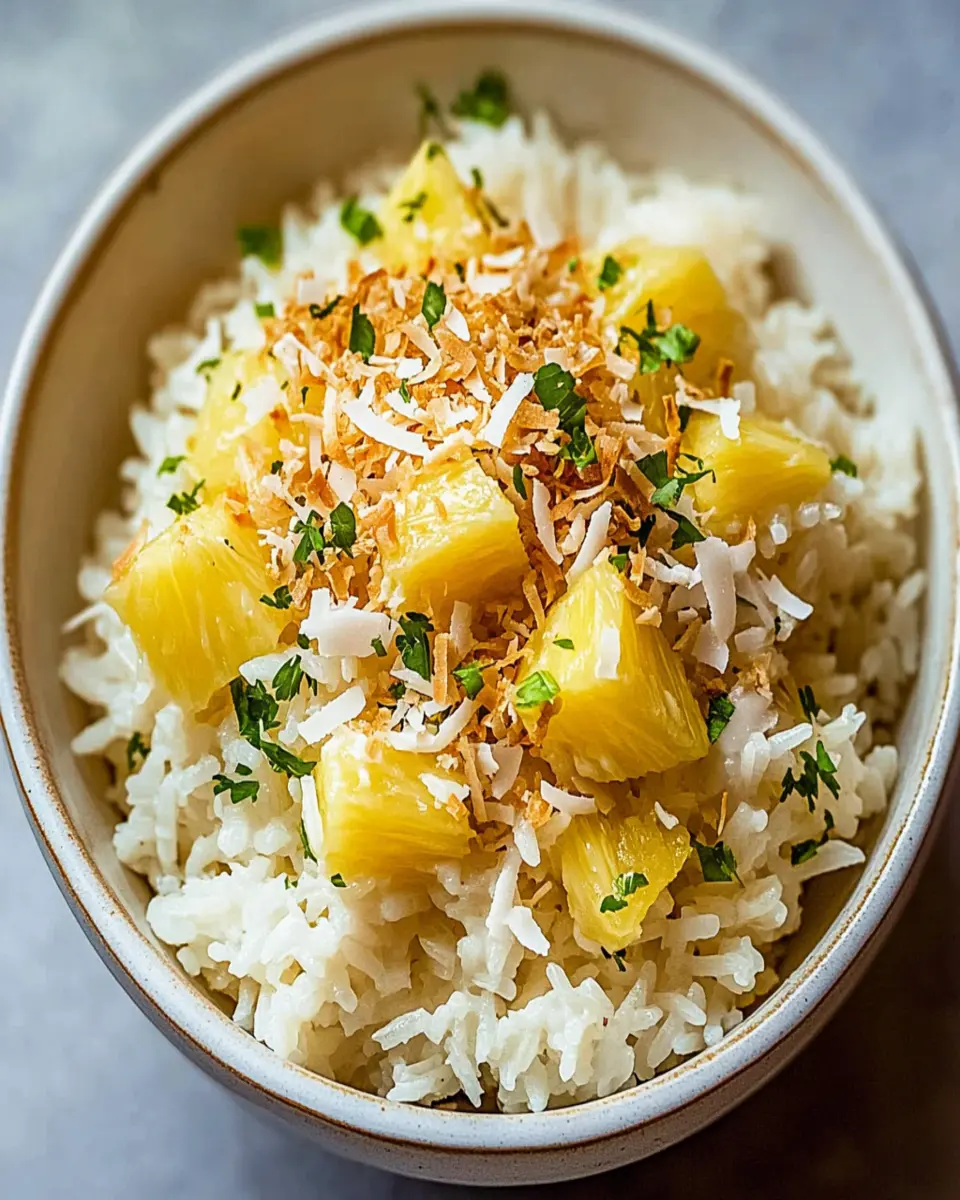 Creamy Coconut Pineapple Rice First Image First Image