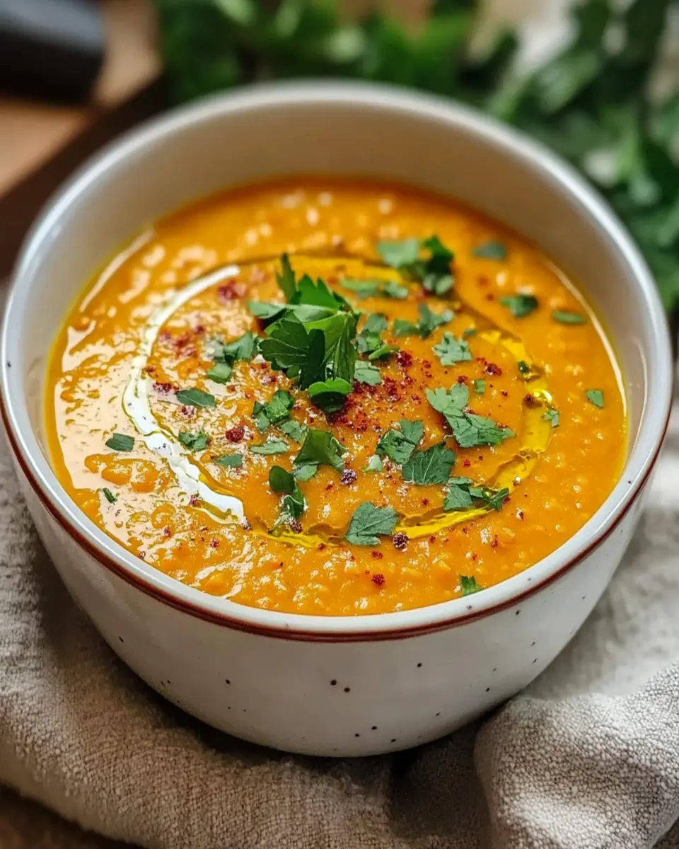 Red Lentil and Carrot Soup First Image First Image