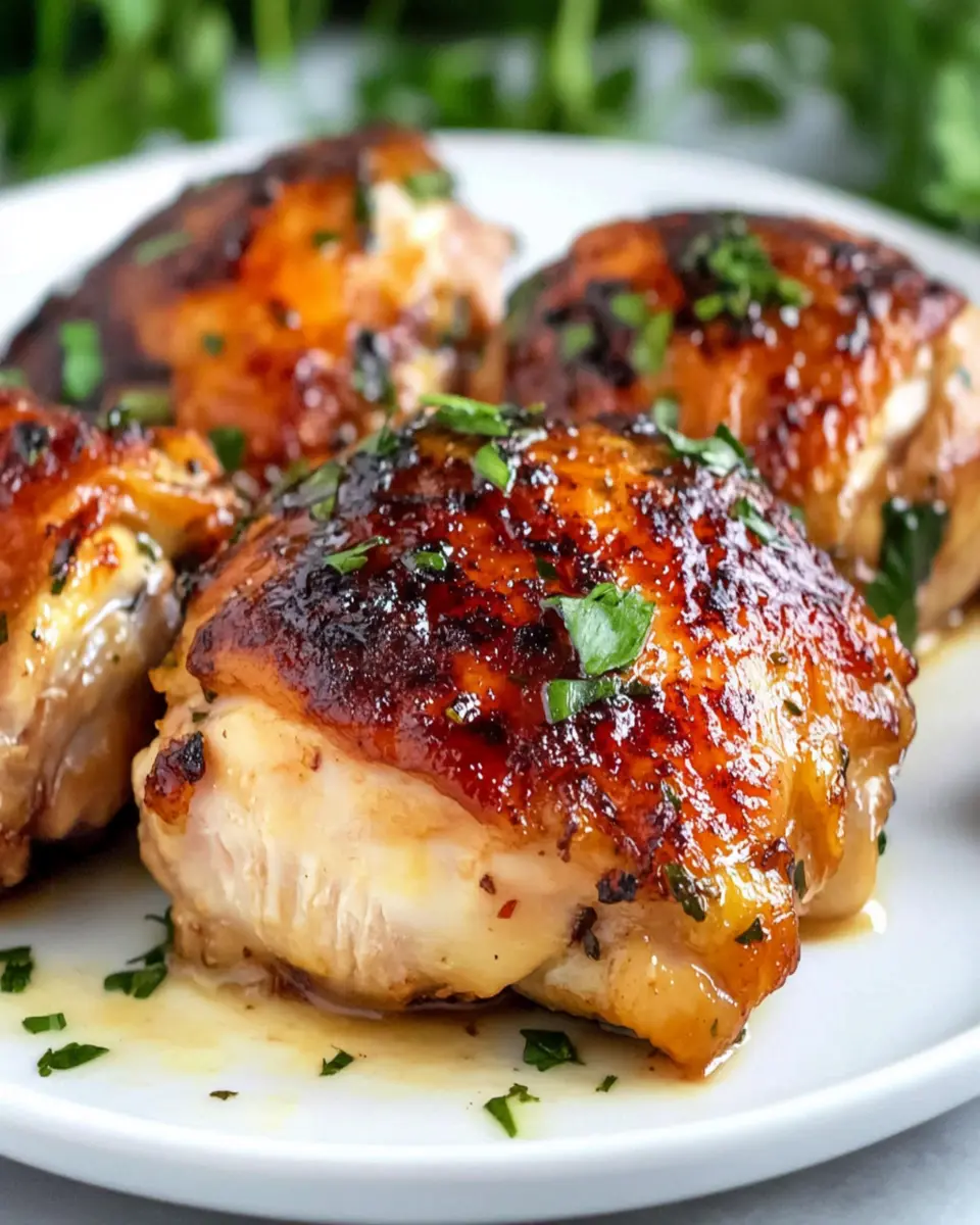 Marinated Chicken Thighs in Air Fryer First Image First Image