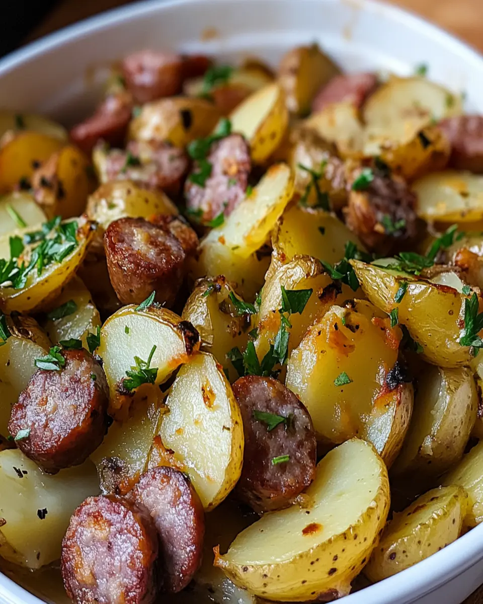 Smoked Sausage and Potato Bake First Image First Image