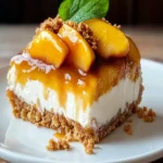 Peach Cobbler Cheesecake Fusion Recipe First Image First Image