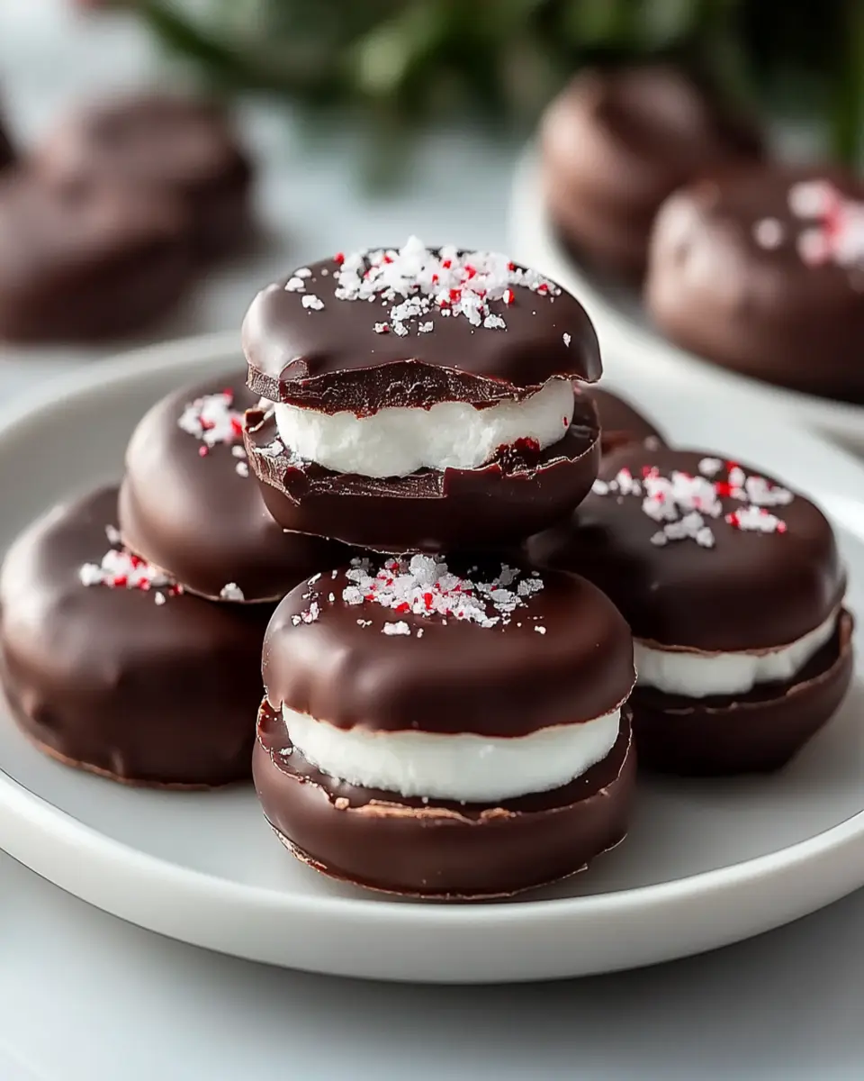 Homemade Peppermint Patties First Image First Image