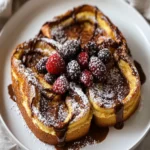 Nutella Peanut Butter Stuffed French Toast Bake First Image First Image
