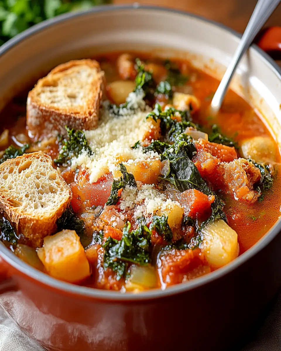 Ribollita (Italian Bread Soup) – The Coziest Soup I Know First Image First Image
