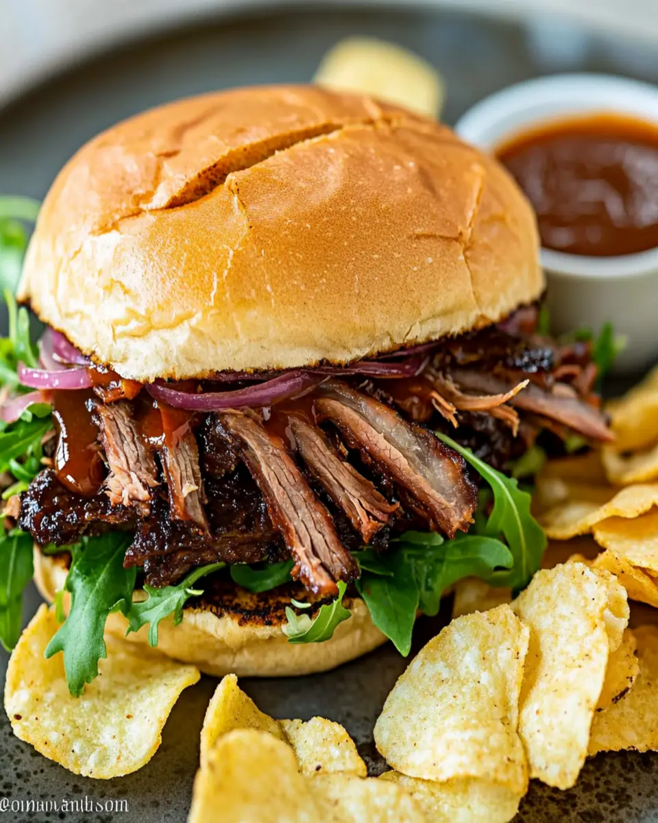 Crock Pot Brisket Sandwich First Image First Image