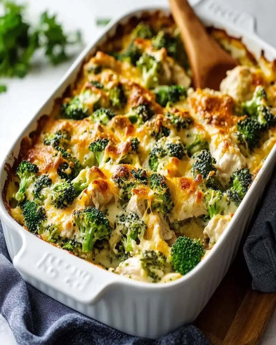 Healthier Broccoli Chicken Casserole First Image First Image