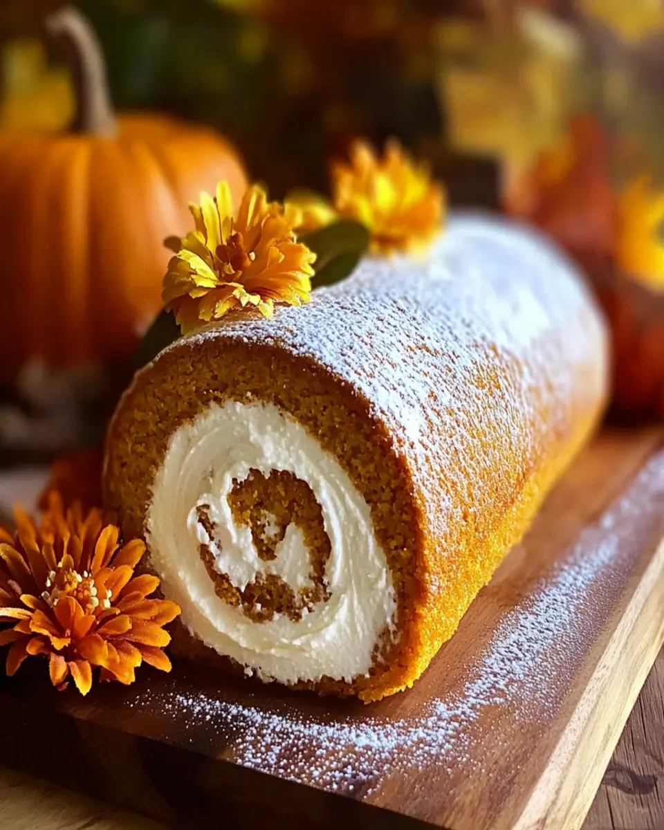 Homemade Amish Pumpkin Roll First Image First Image