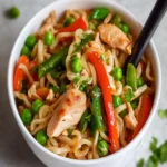 Homemade Chicken and Vegetable Pot Noodle (Instant Noodles) First Image First Image
