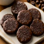 Stamped Chocolate Espresso Cookies First Image First Image