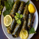 Grape Leaves Stuffed with Meat and Rice First Image First Image