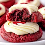 Irresistible Red Velvet Cookies with Cream Cheese Frosting First Image First Image