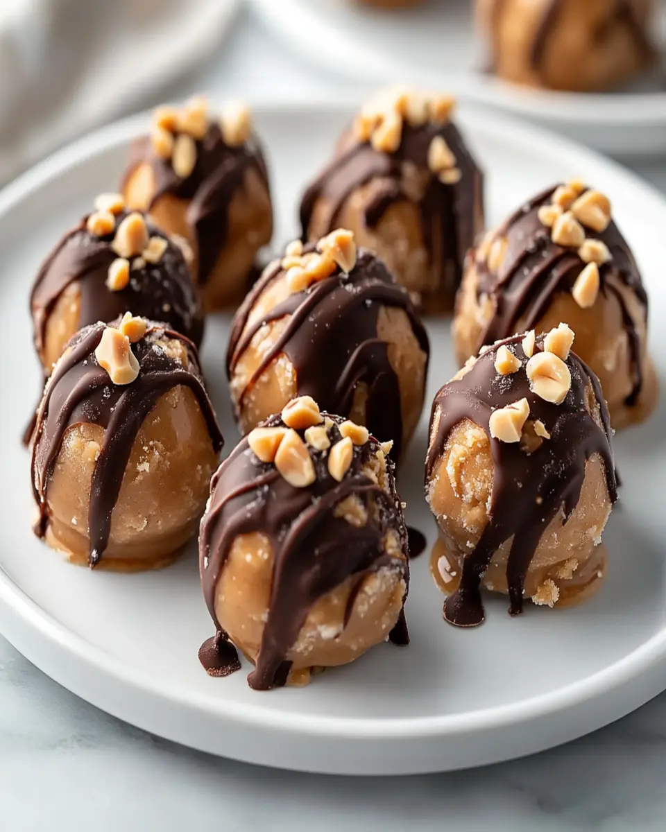 Irresistible Frozen Greek Yogurt Peanut Butter Bites! First Image First Image