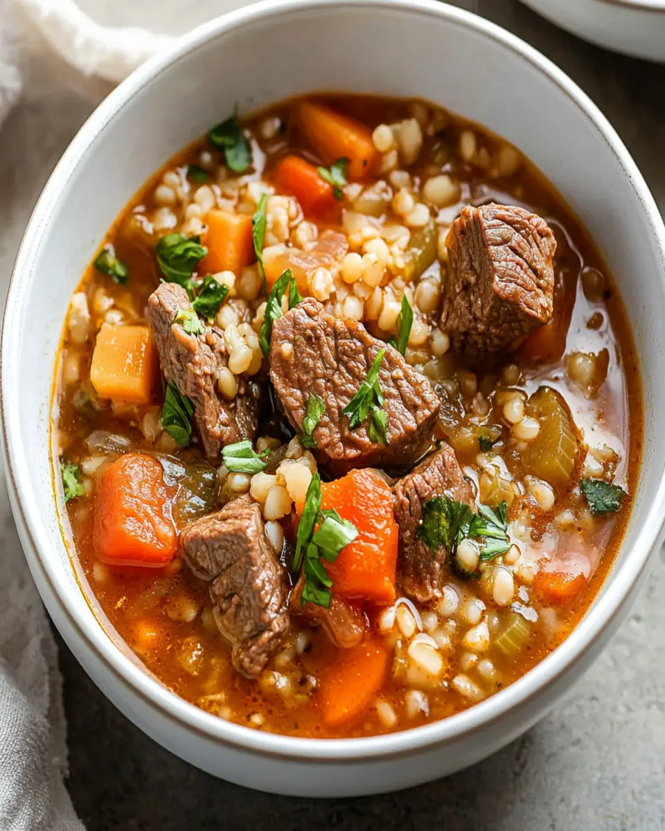 Beef Barley Soup First Image First Image