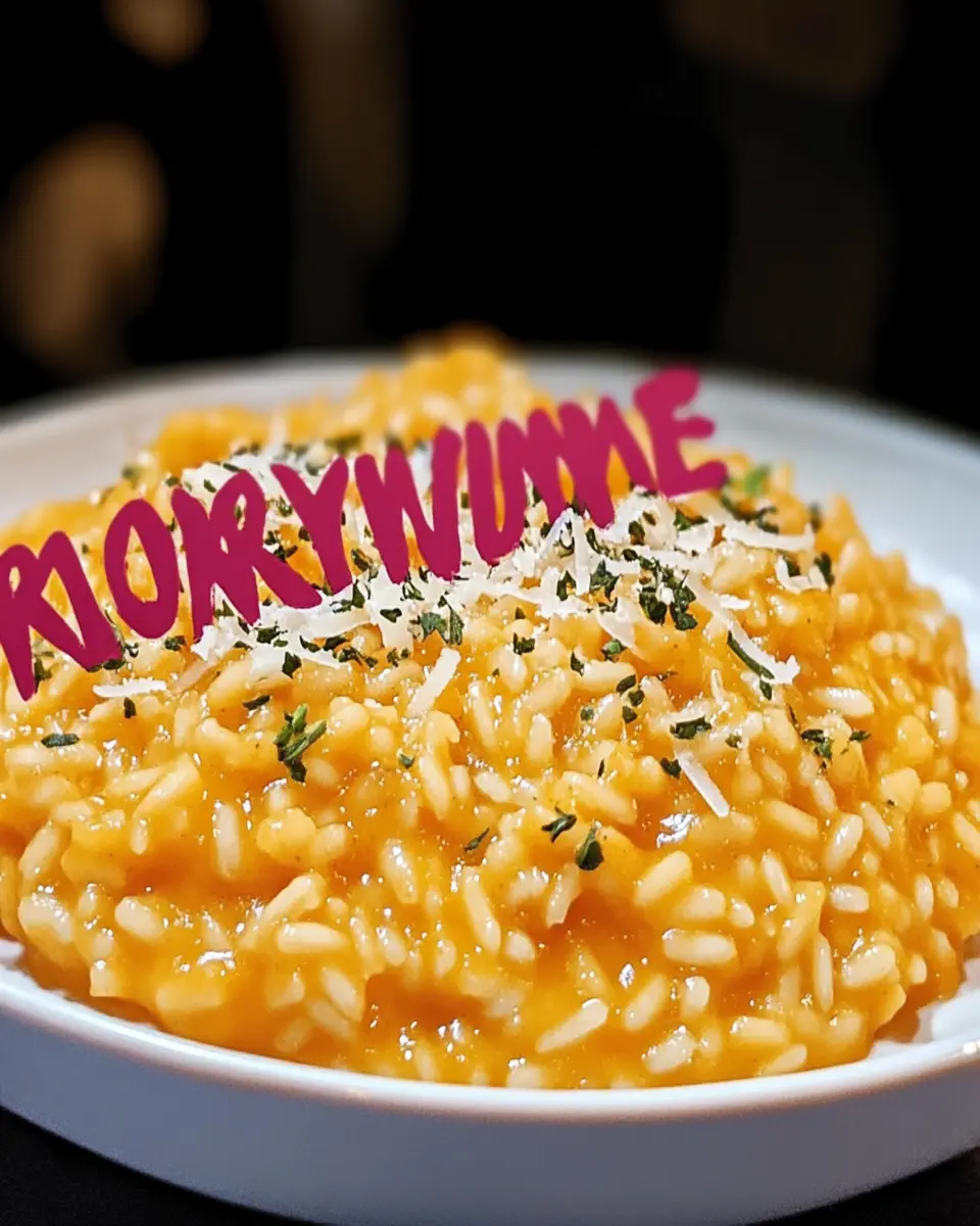 Creamy Pumpkin Parmesan Risotto First Image First Image