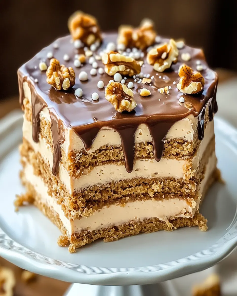 Coffee Walnut Layer Cake First Image First Image