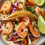 Irresistible Shrimp Tacos with Cabbage Slaw Recipe First Image First Image