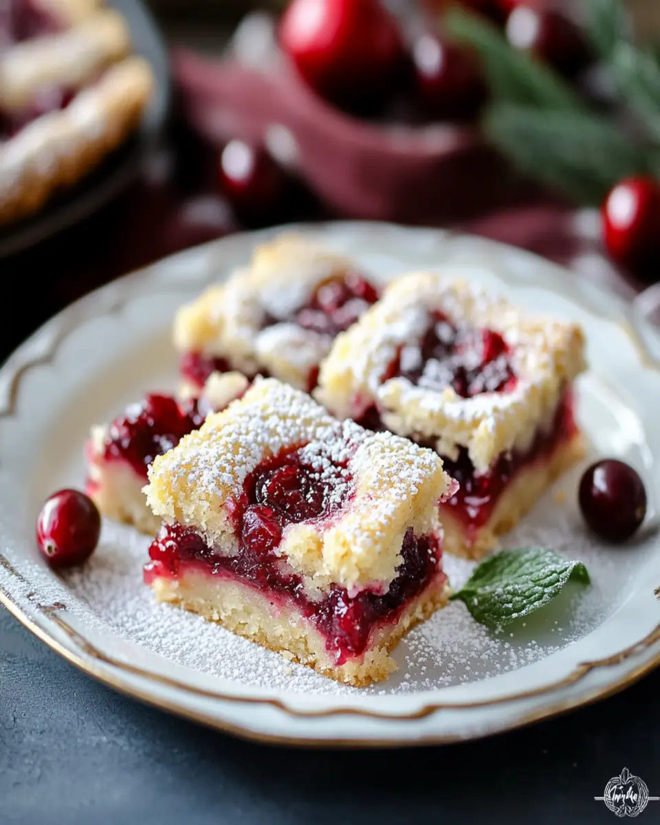 Apple Cranberry Bars First Image First Image