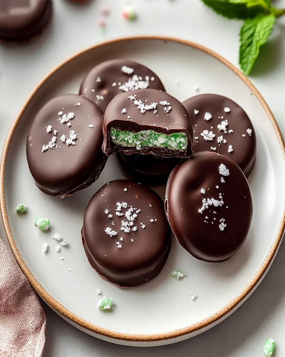 Irresistible Homemade Peppermint Patties Recipe First Image First Image