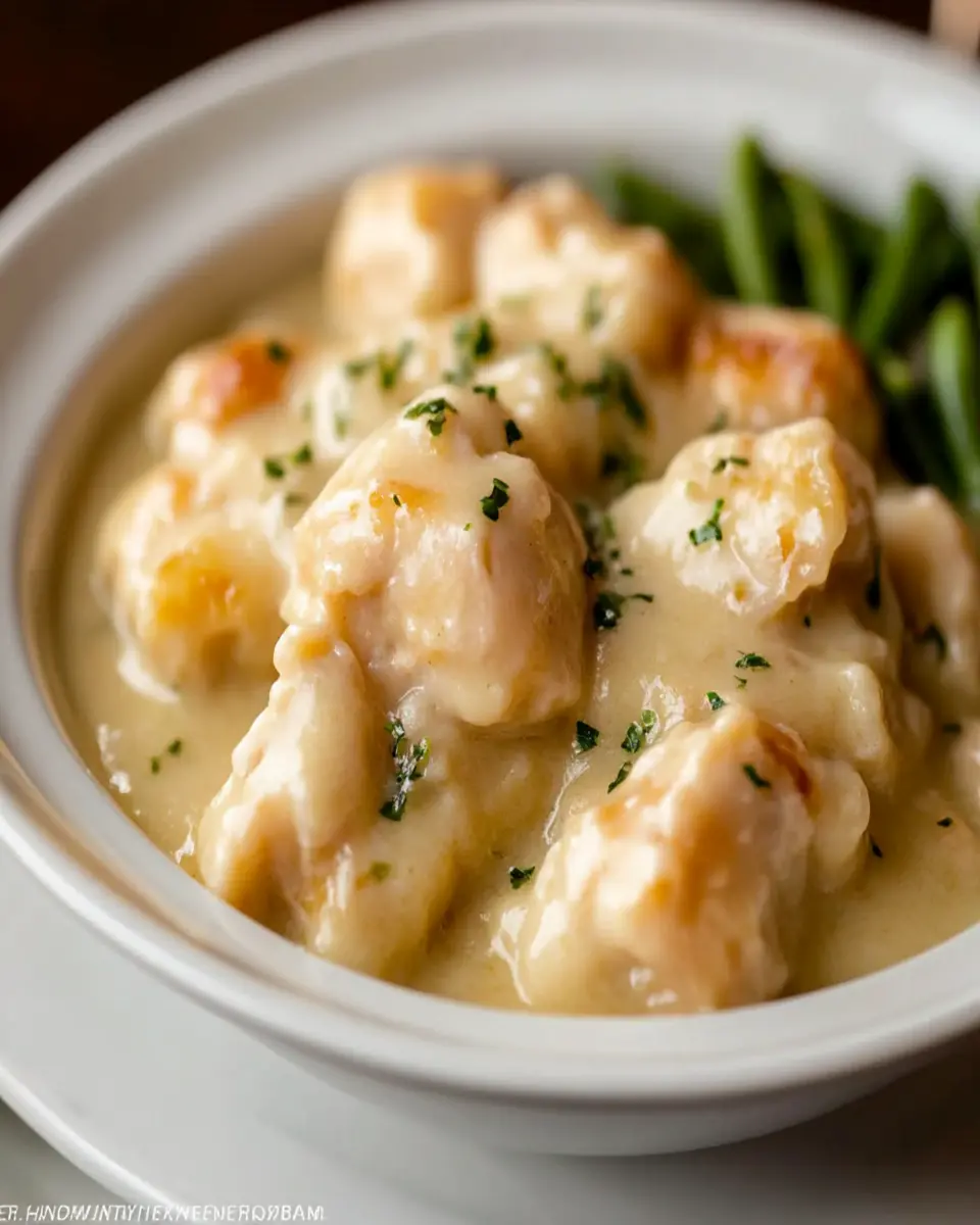 Easy Chicken and Dumplings with Canned Biscuits First Image First Image