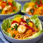 Delicious Singapore Noodle and Chicken Lettuce Cups to Savor First Image First Image