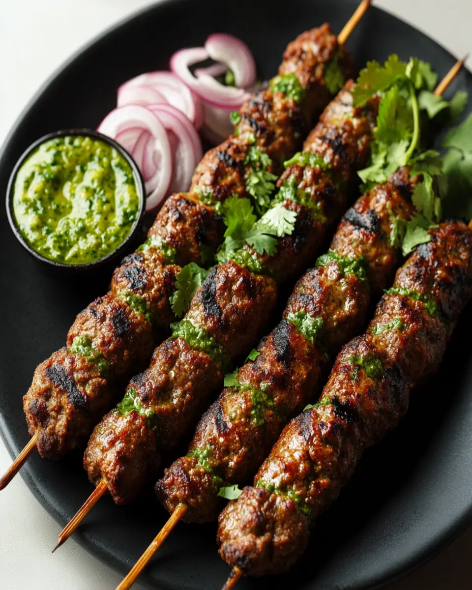 Seekh Kebab (Ground Beef Skewers) First Image First Image