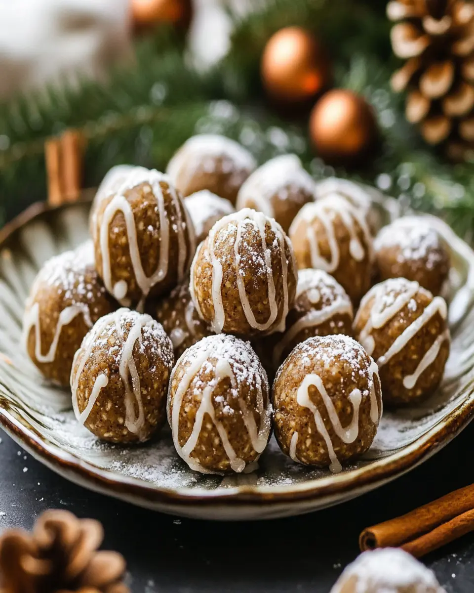Gingerbread Protein Balls First Image First Image