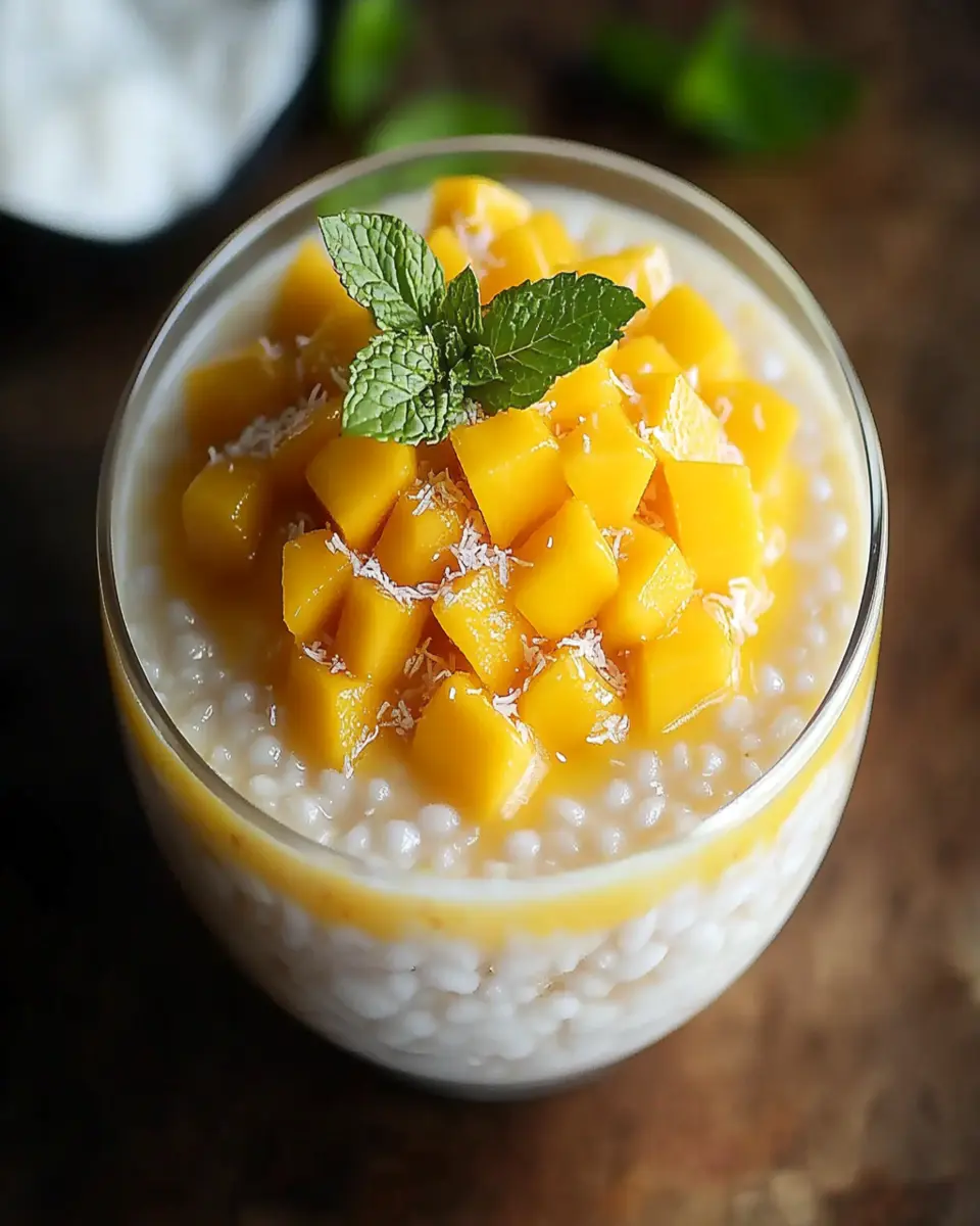 Delightful Mango Sago: A Creamy Tropical Escape First Image First Image