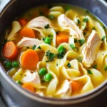 Homemade Chicken Noodle Soup: The Ultimate Amazing Comfort Recipe First Image First Image