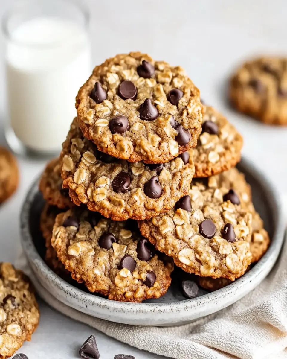 Chewy Oatmeal Chocolate Chip Cookies: An Amazing Ultimate Recipe First Image First Image