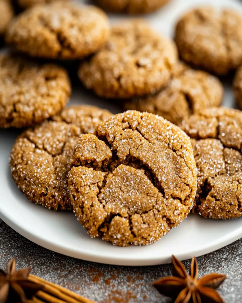 Gingersnap Cookies First Image First Image