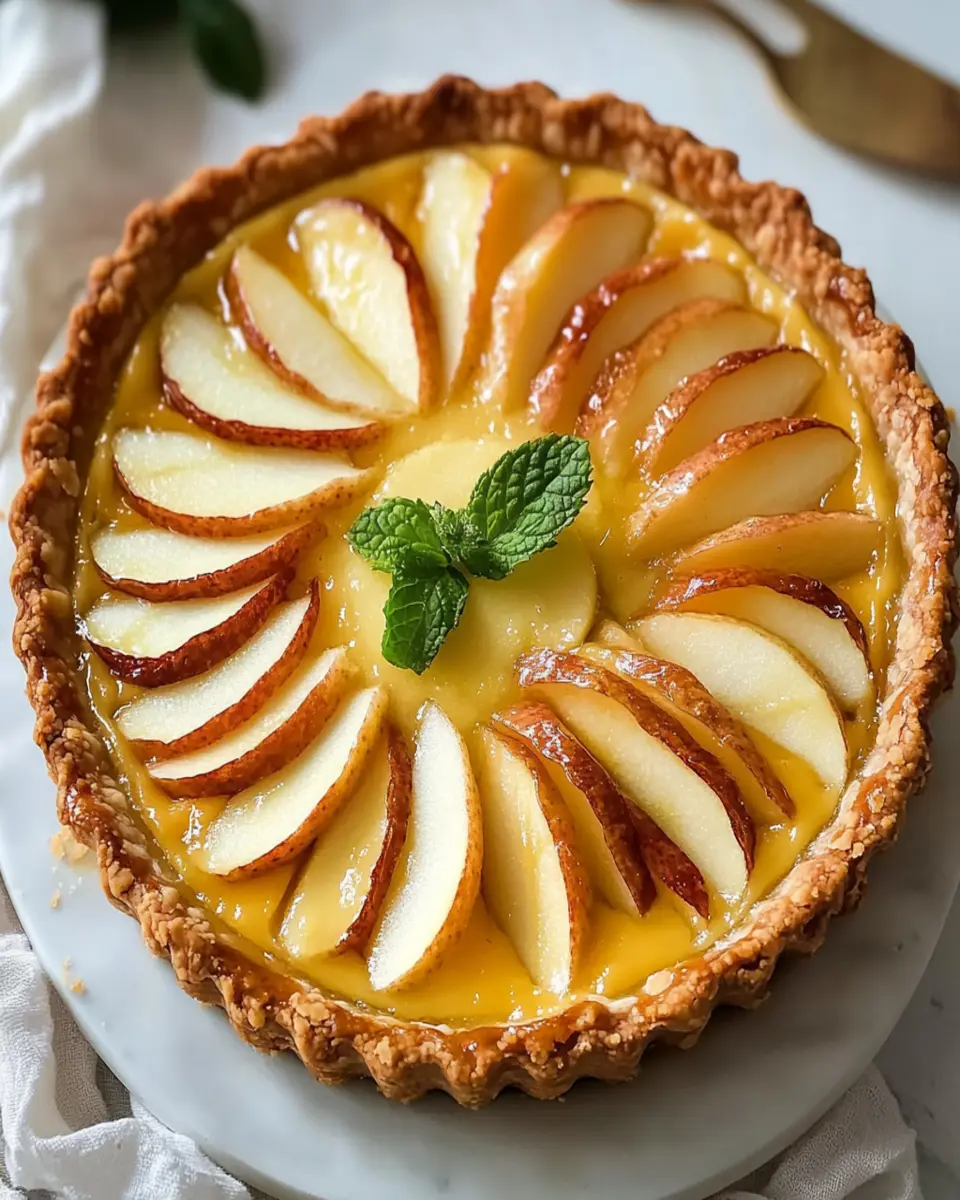 Scrumptious French Custard Pie with Apples: An Incredible Ultimate Recipe First Image First Image