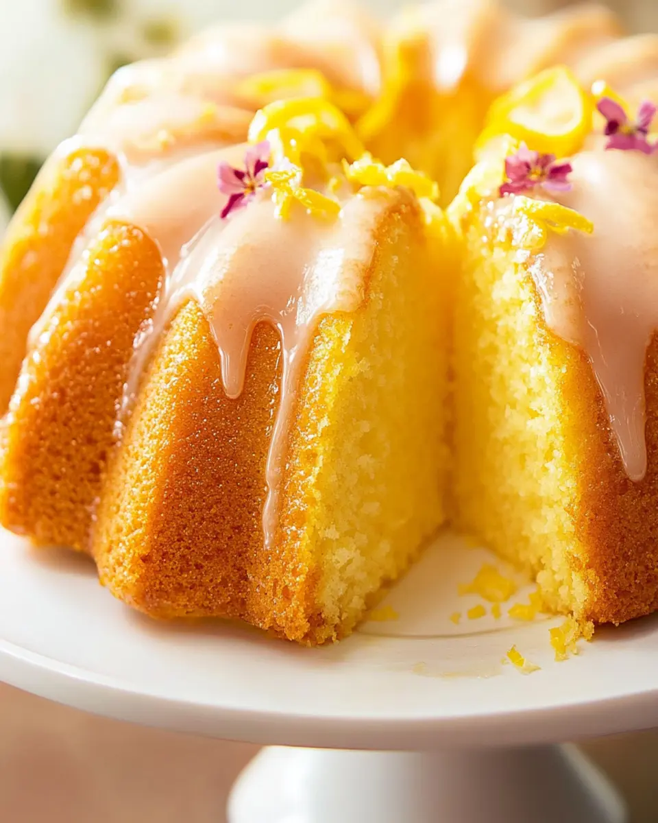 Lemon Bundt Cake {With Cake Mix} First Image First Image