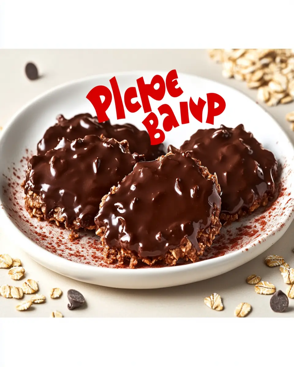 Chocolate Oatmeal No Bake Cookies Recipe First Image First Image