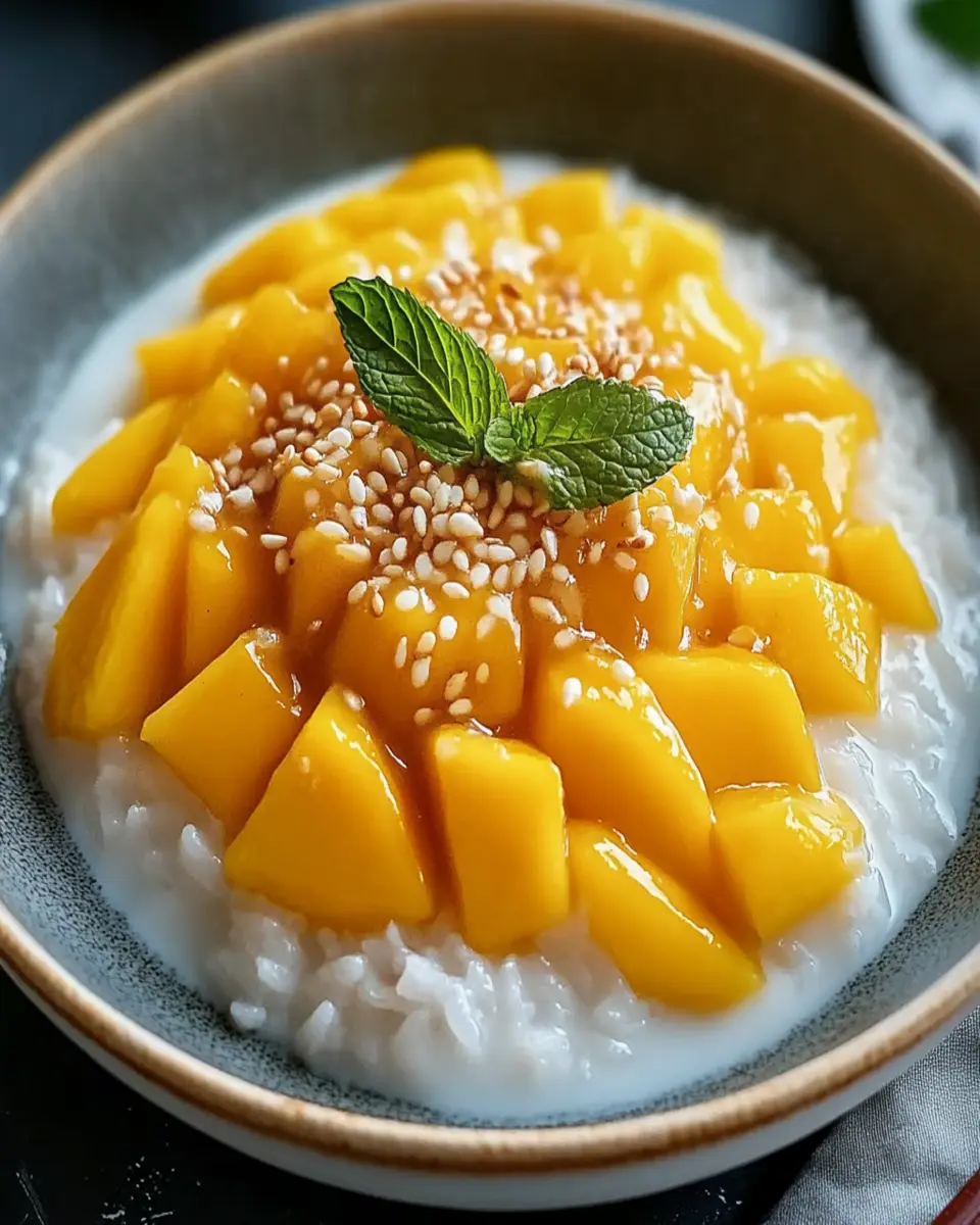 Mango Sticky Rice: An Amazing Ultimate Recipe for 5-Star Flavor First Image First Image