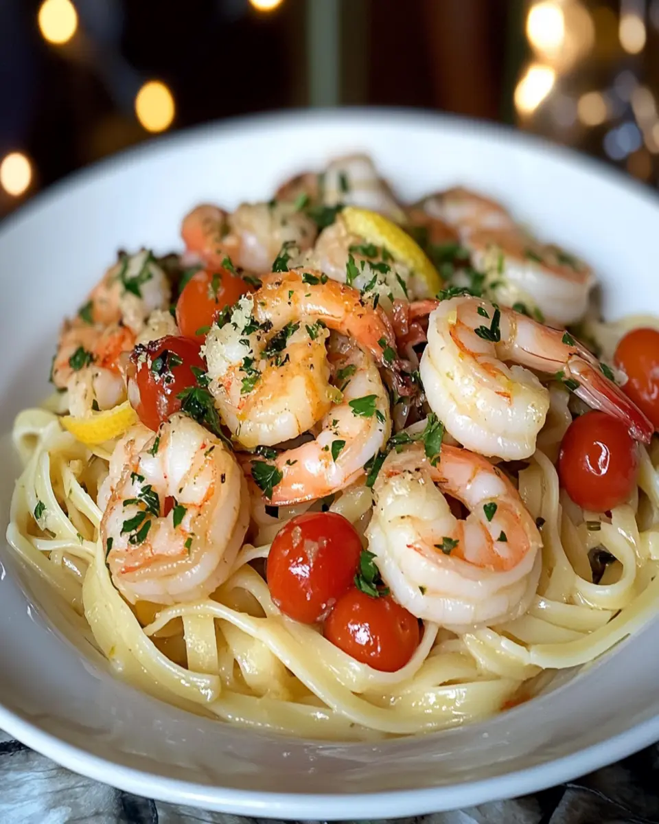 Sicilian Shrimp Linguine (Our Christmas Eve Tradition) First Image First Image
