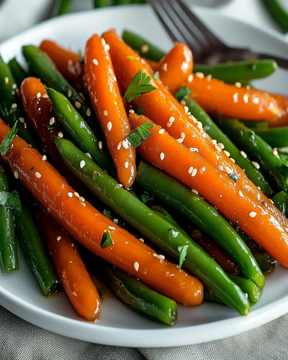 Delicious Honey Glazed Carrots & Green Beans for Easy Dinners First Image First Image