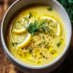 Avgolemono Soup: An Amazing Ultimate Greek Healing Lemon Soup First Image First Image