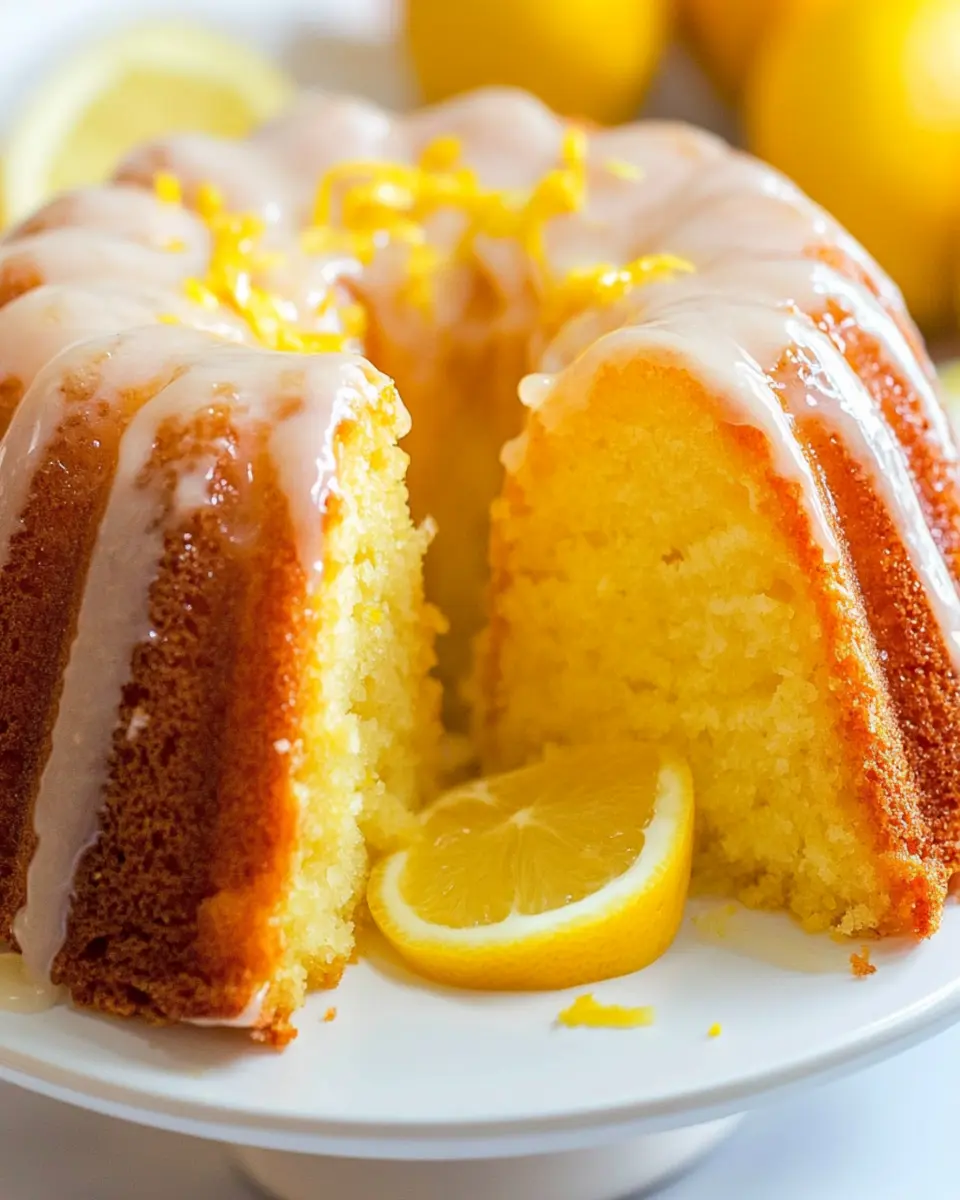 Lemon Bundt Cake {With Cake Mix} First Image First Image