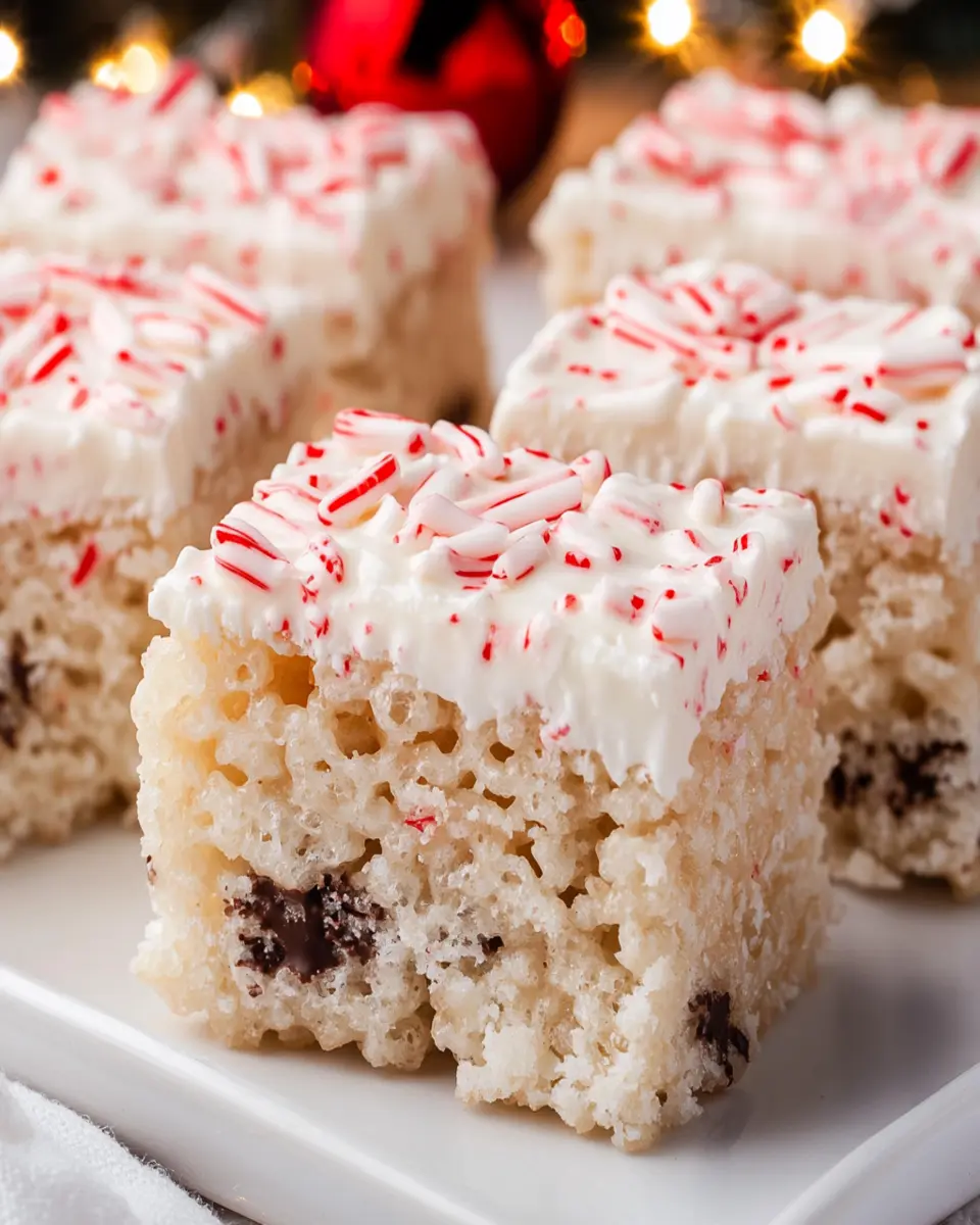Peppermint Rice Krispie Treats First Image First Image