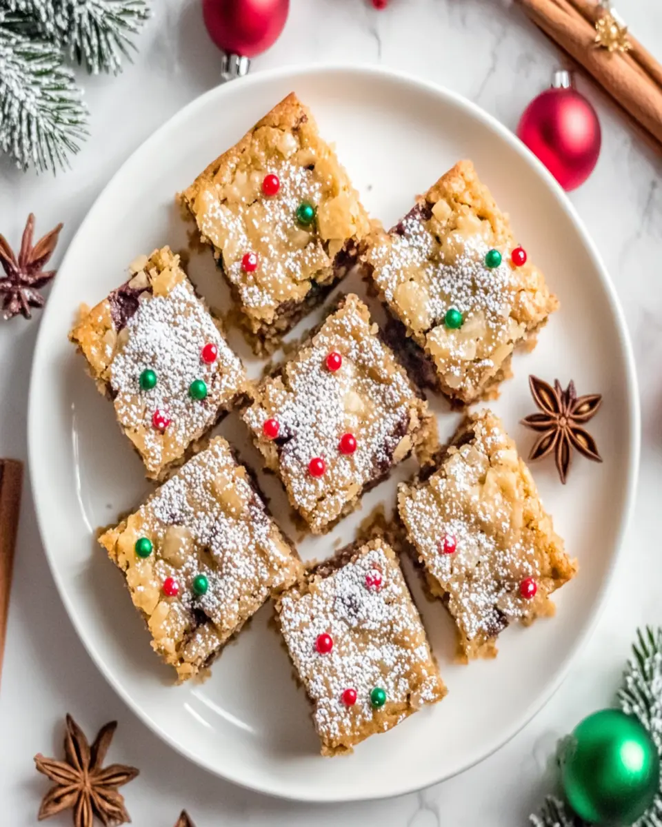 Irresistible Christmas Blondies Recipe for Festive Cheer First Image First Image