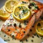Irresistible Creamy Lemon Salmon Piccata Recipe You Must Try First Image First Image